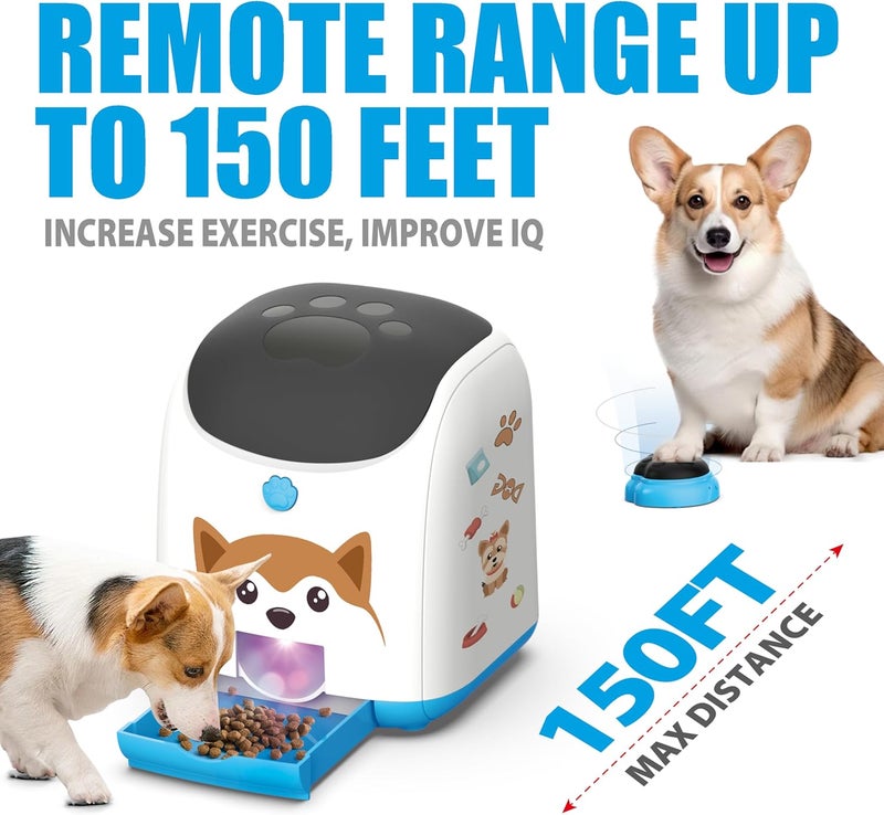 PICAPETS Dog Puzzle Feeder Toy – Remote Control Automatic Treat Dispenser with Light, Interactive IQ Training Slow Feeder, Large Capacity for All Dog Breeds - Image 2